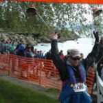 Team G.R. Plume finishing the Sea to Ski race