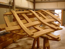 White Oak trellis Mock-Up, Hall Winery, by Frank Gehry, Gehry Partners LLP Thumbnail Image