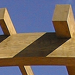 Veneered Teak Trellis